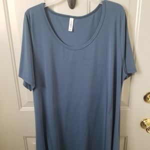 Lularoe Solid Light Blue Perfect Shirt